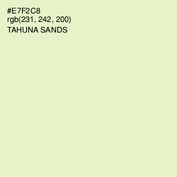 #E7F2C8 - Tahuna Sands Color Image