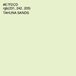 #E7F2CD - Tahuna Sands Color Image