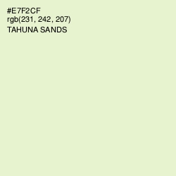 #E7F2CF - Tahuna Sands Color Image