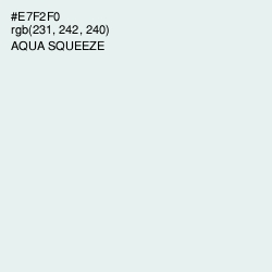 #E7F2F0 - Aqua Squeeze Color Image