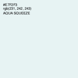 #E7F2F3 - Aqua Squeeze Color Image