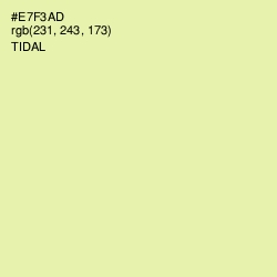 #E7F3AD - Tidal Color Image