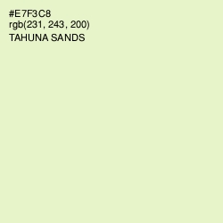 #E7F3C8 - Tahuna Sands Color Image