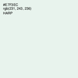 #E7F3EC - Harp Color Image