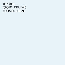 #E7F3F8 - Aqua Squeeze Color Image