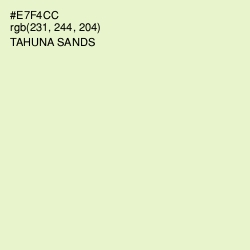 #E7F4CC - Tahuna Sands Color Image