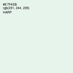 #E7F4EB - Harp Color Image