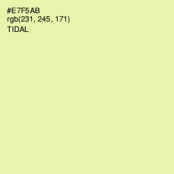 #E7F5AB - Tidal Color Image