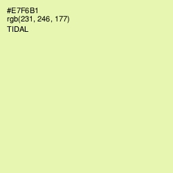 #E7F6B1 - Tidal Color Image