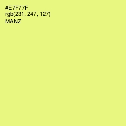 #E7F77F - Manz Color Image