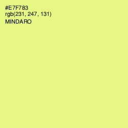 #E7F783 - Mindaro Color Image