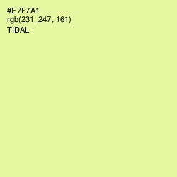 #E7F7A1 - Tidal Color Image