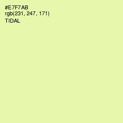 #E7F7AB - Tidal Color Image