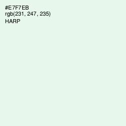 #E7F7EB - Harp Color Image