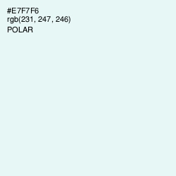 #E7F7F6 - Polar Color Image