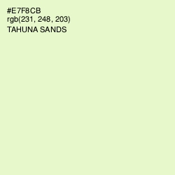 #E7F8CB - Tahuna Sands Color Image