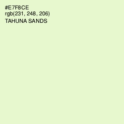 #E7F8CE - Tahuna Sands Color Image