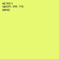 #E7F971 - Manz Color Image