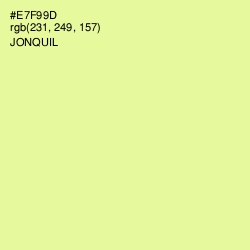 #E7F99D - Jonquil Color Image