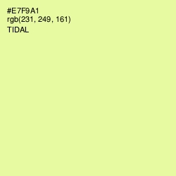 #E7F9A1 - Tidal Color Image