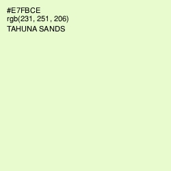 #E7FBCE - Tahuna Sands Color Image