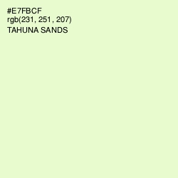 #E7FBCF - Tahuna Sands Color Image