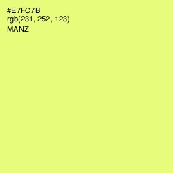 #E7FC7B - Manz Color Image