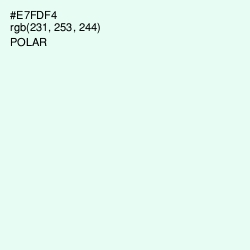 #E7FDF4 - Polar Color Image