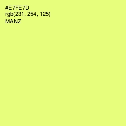 #E7FE7D - Manz Color Image