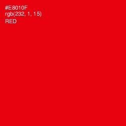 #E8010F - Red Color Image