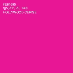 #E81695 - Hollywood Cerise Color Image