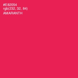 #E82054 - Amaranth Color Image