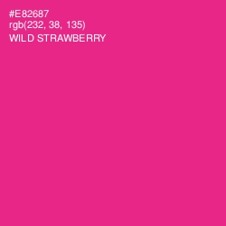 #E82687 - Wild Strawberry Color Image