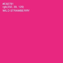 #E82781 - Wild Strawberry Color Image