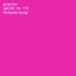 #E827AD - Persian Rose Color Image