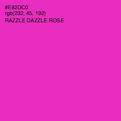 #E82DC0 - Razzle Dazzle Rose Color Image