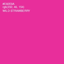 #E82E9A - Wild Strawberry Color Image