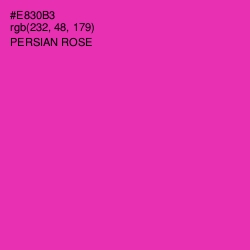 #E830B3 - Persian Rose Color Image