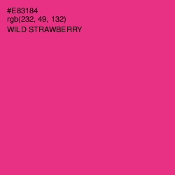 #E83184 - Wild Strawberry Color Image