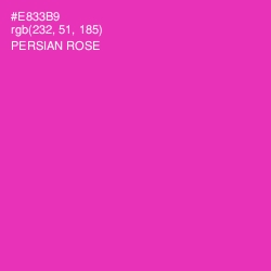 #E833B9 - Persian Rose Color Image