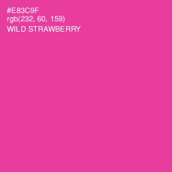 #E83C9F - Wild Strawberry Color Image