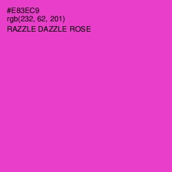 #E83EC9 - Razzle Dazzle Rose Color Image