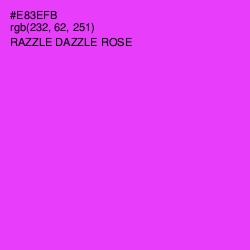 #E83EFB - Razzle Dazzle Rose Color Image