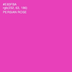 #E83FBA - Persian Rose Color Image