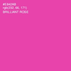 #E842AB - Brilliant Rose Color Image