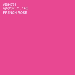 #E84791 - French Rose Color Image