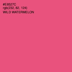 #E8527C - Wild Watermelon Color Image