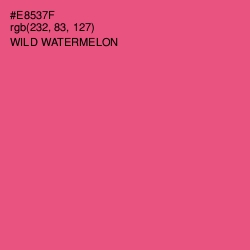 #E8537F - Wild Watermelon Color Image