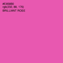 #E858B0 - Brilliant Rose Color Image