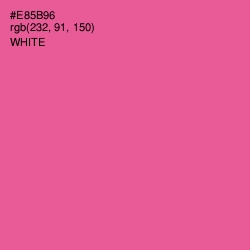 #E85B96 - French Rose Color Image